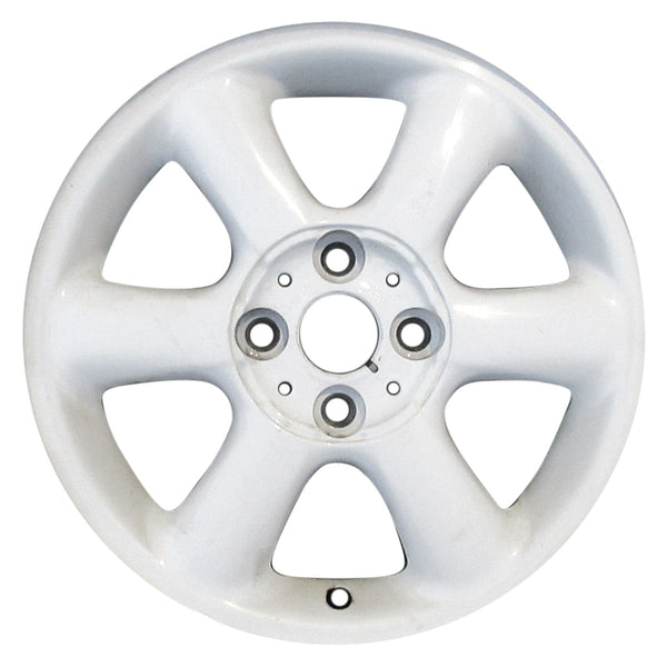 2009 mini cooper wheel 15 white aluminum 4 lug w71191w 2