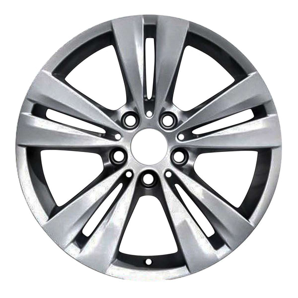 2010 bmw 650i wheel 18 silver aluminum 5 lug w71215s 5