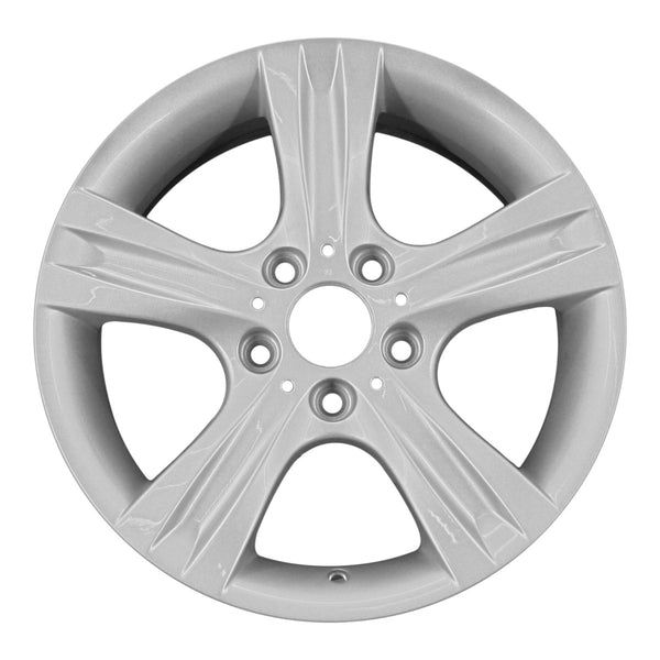 2013 bmw 128i wheel 17 silver aluminum 5 lug w71244s 8