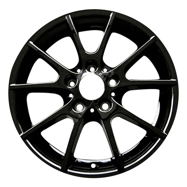 2011 bmw 135i wheel 17 black aluminum 5 lug w71249b 10