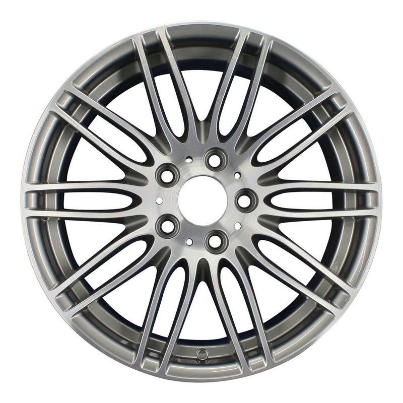 2012 bmw 128i wheel 18 machined charcoal aluminum 5 lug w71296mc 5