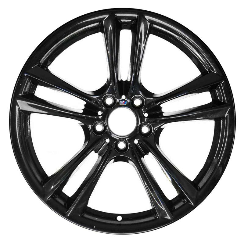 2016 bmw 550i wheel 20 gloss black aluminum 5 lug w71379b 25
