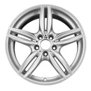 2012 bmw 650i wheel 19 silver aluminum 5 lug w71414s 5