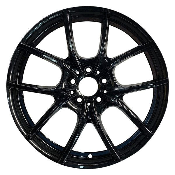 2017 bmw 650i wheel 20 gloss black aluminum 5 lug w71424gb 14