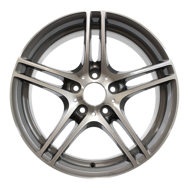 2011 bmw 335xi wheel 18 machined charcoal aluminum 5 lug w71458mc 56