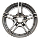 2007 bmw 335i wheel 18 machined charcoal aluminum 5 lug w71458mc 21
