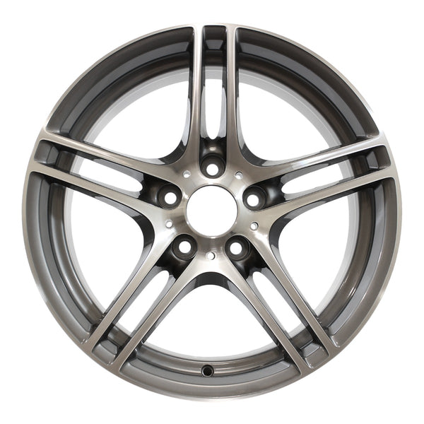 2007 bmw 335i wheel 18 machined charcoal aluminum 5 lug w71458mc 21