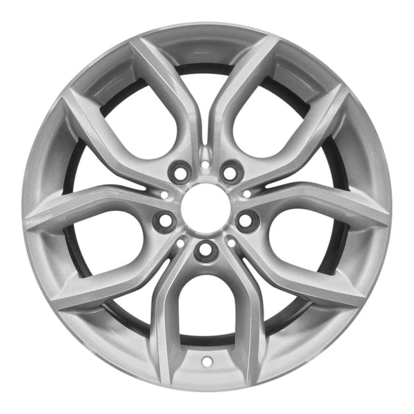 2012 bmw x3 wheel 18 machined silver aluminum 5 lug w71477ms 4