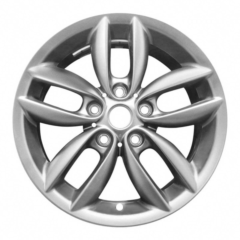 2015 mini cooper wheel 17 silver aluminum 5 lug w71488s 5