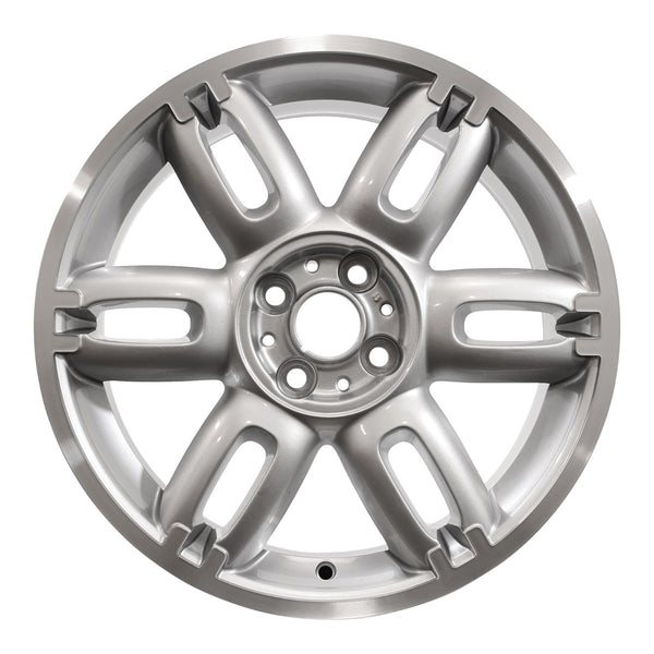 2012 mini cooper wheel 17 machined silver aluminum 4 lug w71500ms 6