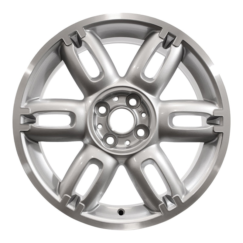 2013 mini cooper wheel 17 machined silver aluminum 4 lug w71500ms 2