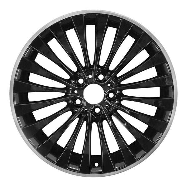 2019 bmw 650i wheel 20 machined black aluminum 5 lug w71529mb 30