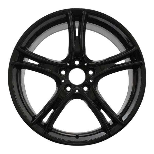 2012 bmw 320i wheel 20 black aluminum 5 lug w71549b 1