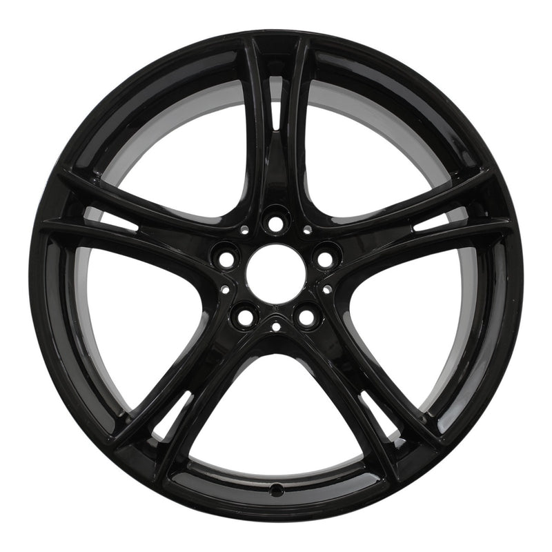 2015 bmw 320i wheel 20 black aluminum 5 lug w71549b 4