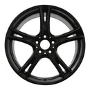 2017 bmw 330i wheel 20 black aluminum 5 lug w71549b 15