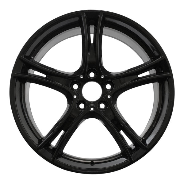 2015 bmw 320i wheel 20 black aluminum 5 lug w71553b 4