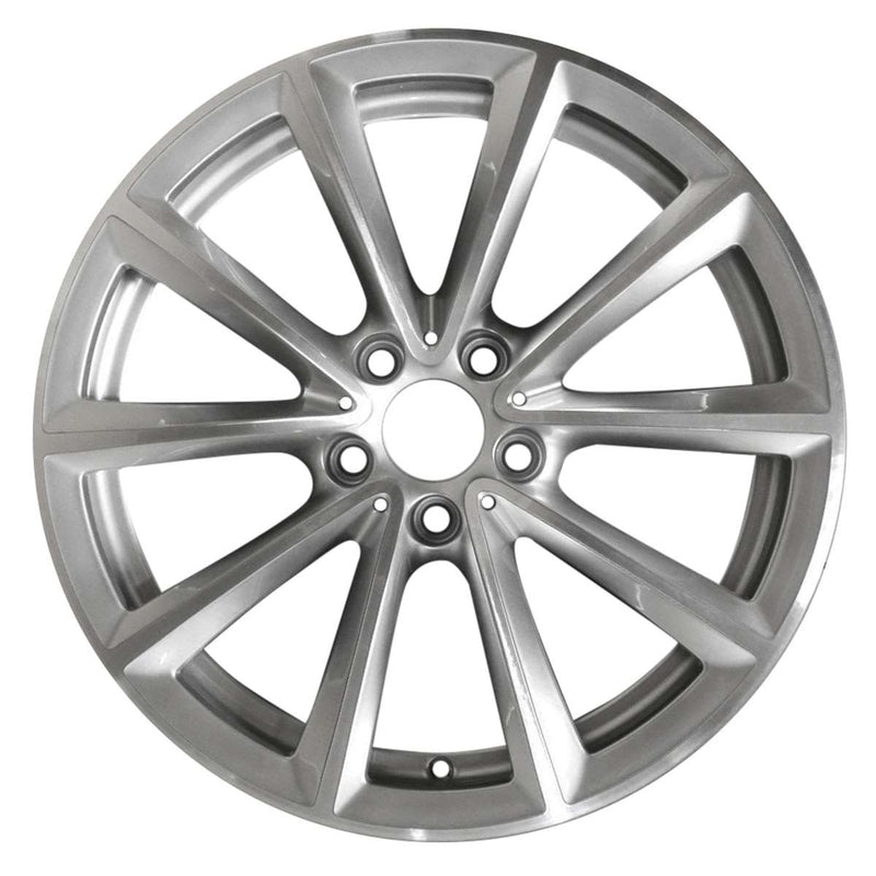 2013 bmw x1 wheel 19 machined silver aluminum 5 lug w71614ms 2