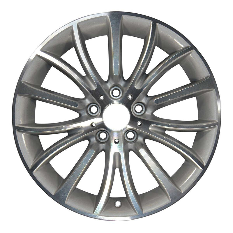 2014 bmw activehybrid wheel 18 machined silver aluminum 5 lug w71629ms 24