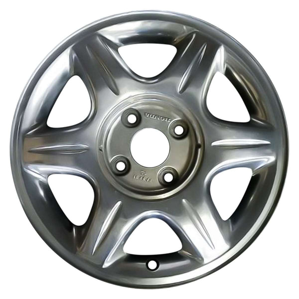 1998 acura cl wheel 16 polished aluminum 4 lug w71676p 2