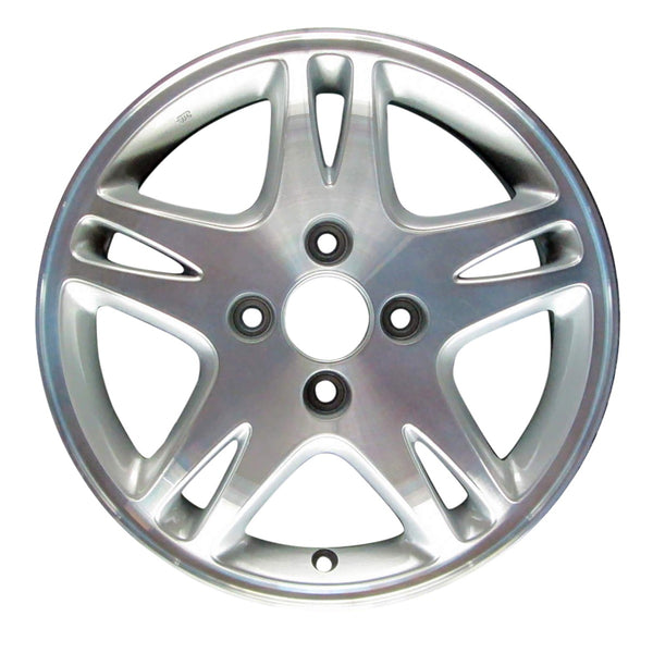 1998 acura cl wheel 16 polished silver aluminum 4 lug w71680ps 1