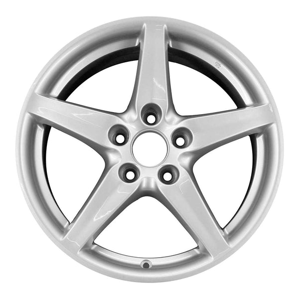 2005 acura rsx wheel 17 silver aluminum 5 lug w71752s 1