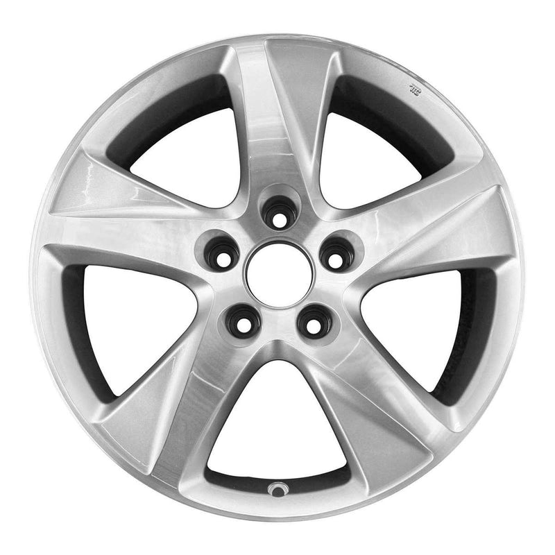 2013 acura tsx wheel 17 machined silver aluminum 5 lug w71781ms 5