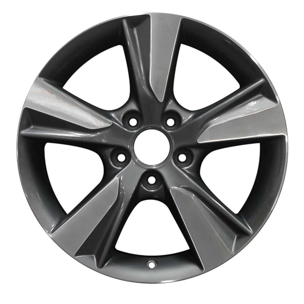 2015 acura ilx wheel 17 machined charcoal aluminum 5 lug w71805mc 3