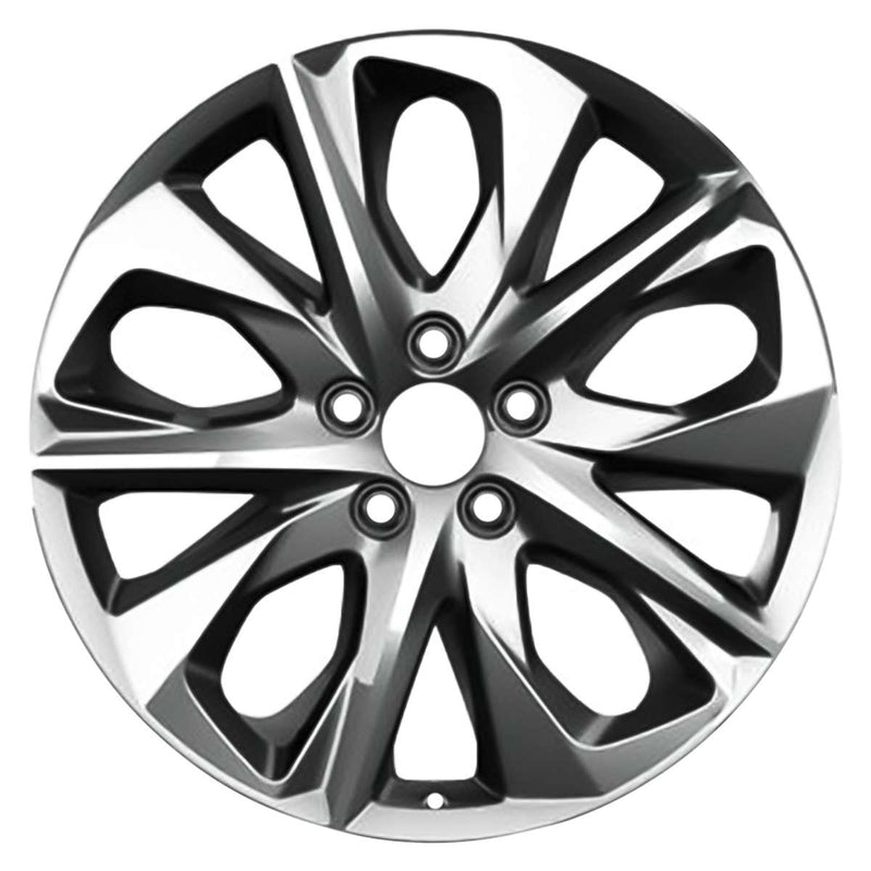 2020 acura mdx wheel 20 dark pvd chrome aluminum 5 lug w71839dpvd 4