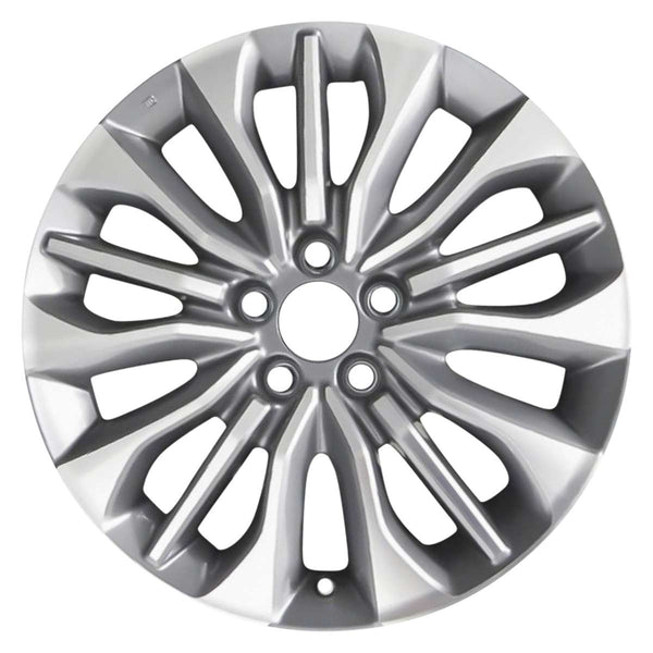 2020 acura rlx wheel 19 machined silver aluminum 5 lug w71849ms 3