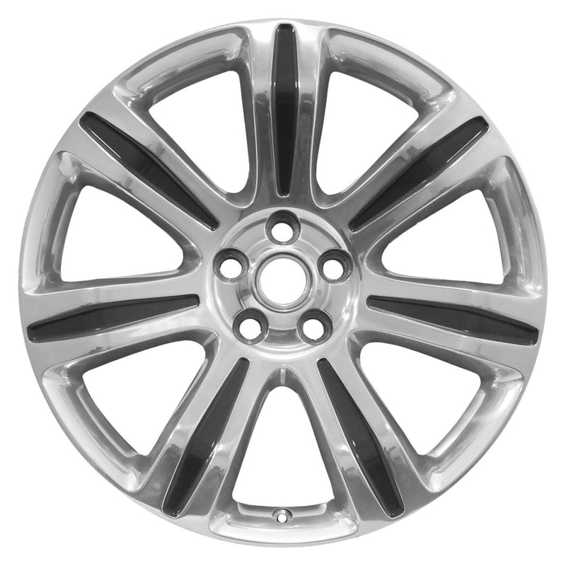 2015 land rover wheel 22 polished charcoal aluminum 5 lug w72267pc 1