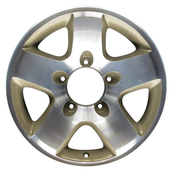 2003 suzuki vitara wheel 16 machined gold aluminum 5 lug w72660mg 10