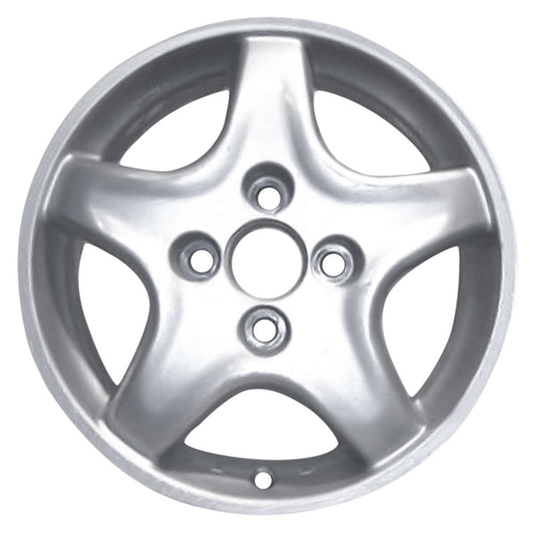 2001 suzuki esteem wheel 14 silver aluminum 4 lug w72674s 2