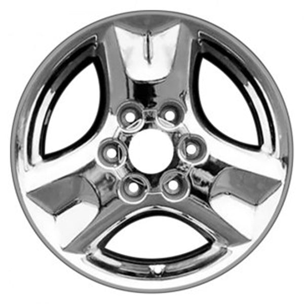 2001 infiniti qx4 wheel 17 chrome aluminum 6 lug w73675chr 1