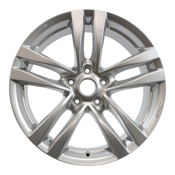 2010 infiniti g37 wheel 18 silver aluminum 5 lug w73703s 3