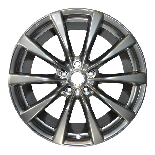 2009 infiniti g37 wheel 19 hyper aluminum 5 lug w73718h 1