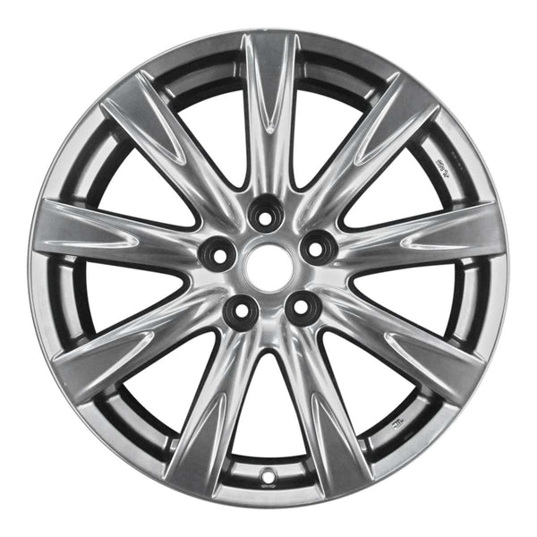 2011 infiniti g37 wheel 19 hyper aluminum 5 lug w73737h 2