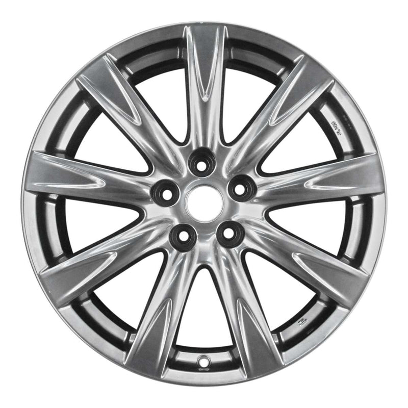 2011 infiniti g37 wheel 19 hyper aluminum 5 lug w73737h 2