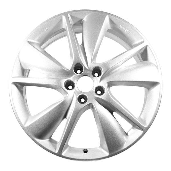 2013 infiniti fx37 wheel 20 silver aluminum 5 lug w73748s 7