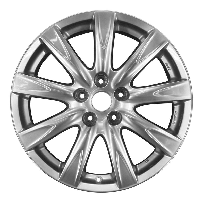 2012 infiniti g37 wheel 18 hyper aluminum 5 lug w73750dh 1