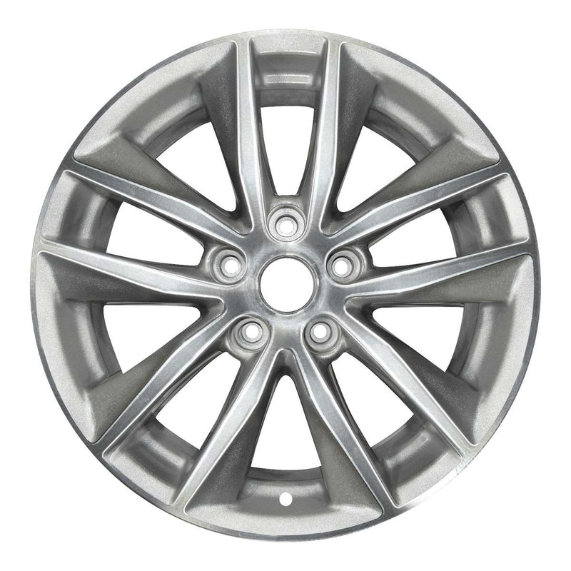 2020 infiniti q50 wheel 17 machined silver aluminum 5 lug w73763ms 7