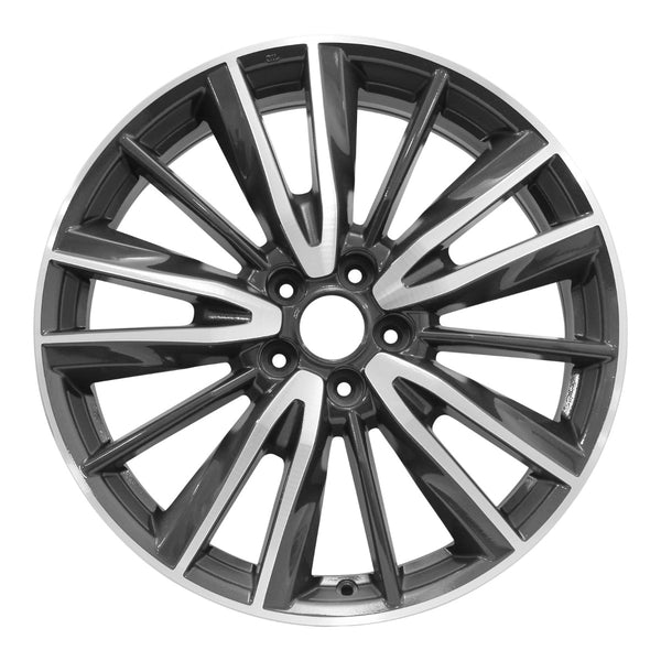 2016 infiniti qx60 wheel 20 machined charcoal aluminum 5 lug w73783mc 1