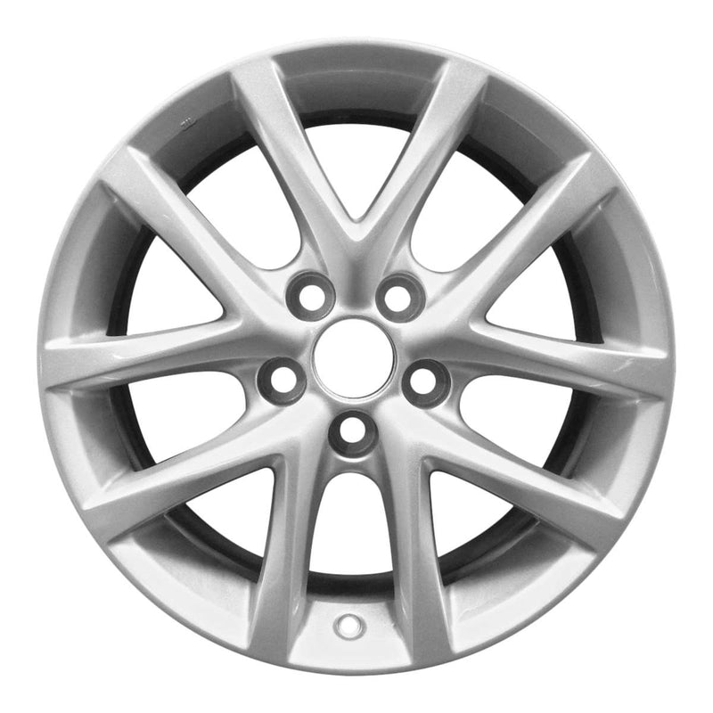 2011 lexus is250 wheel 17 silver aluminum 5 lug w74237s 4