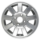 2002 kia magentis wheel 15 machined silver aluminum 4 lug w74555ms 2