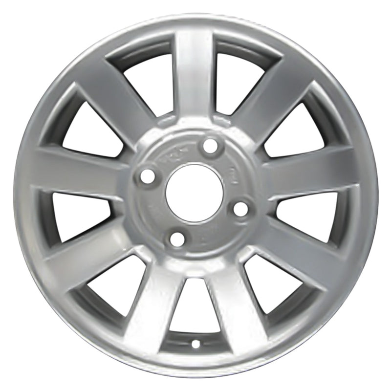 2002 kia magentis wheel 15 machined silver aluminum 4 lug w74555ms 2