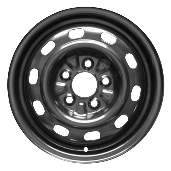 2004 kia sedona wheel 15 black steel 5 lug w74559b 3