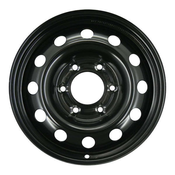 2009 hyundai entourage wheel 16 black steel 6 lug rw74583b 3