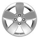 2008 kia rio wheel 15 silver aluminum 4 lug w74592s 2