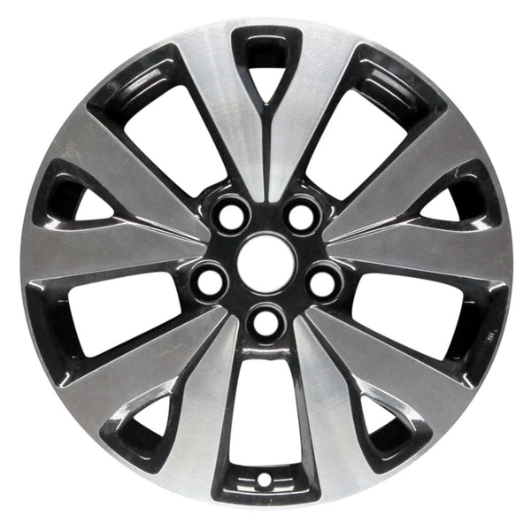 2013 kia rondo wheel 17 machined gloss black aluminum 5 lug w74652mb 5