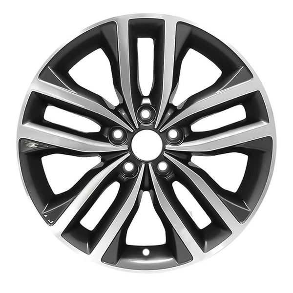 2014 kia optima wheel 18 machined charcoal aluminum 5 lug w74705amc 1