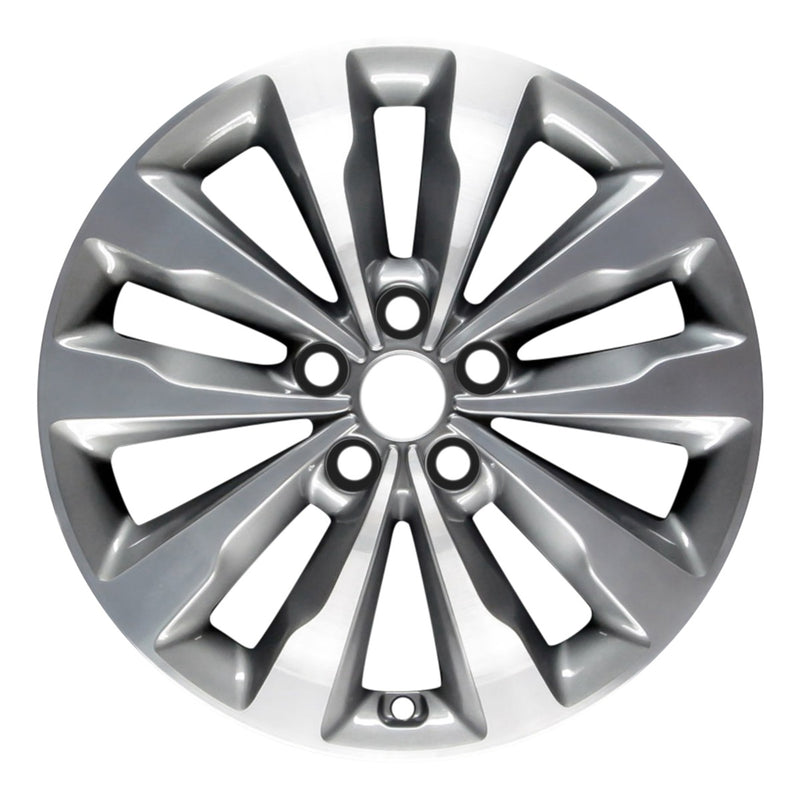 2016 kia sedona wheel 18 machined charcoal aluminum 5 lug w74716amc 2